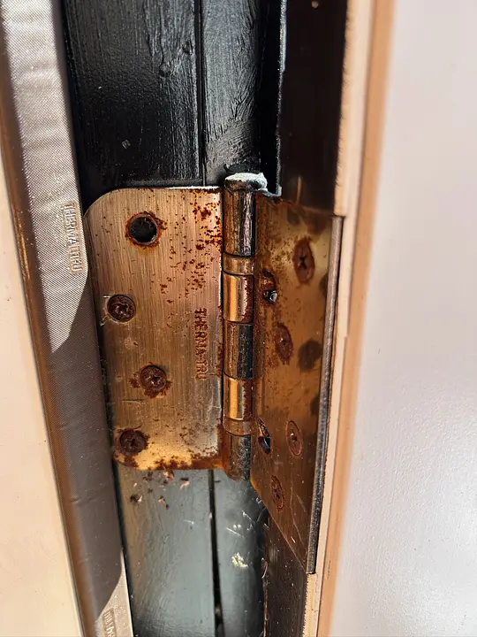 Door Needing To Be Repaired